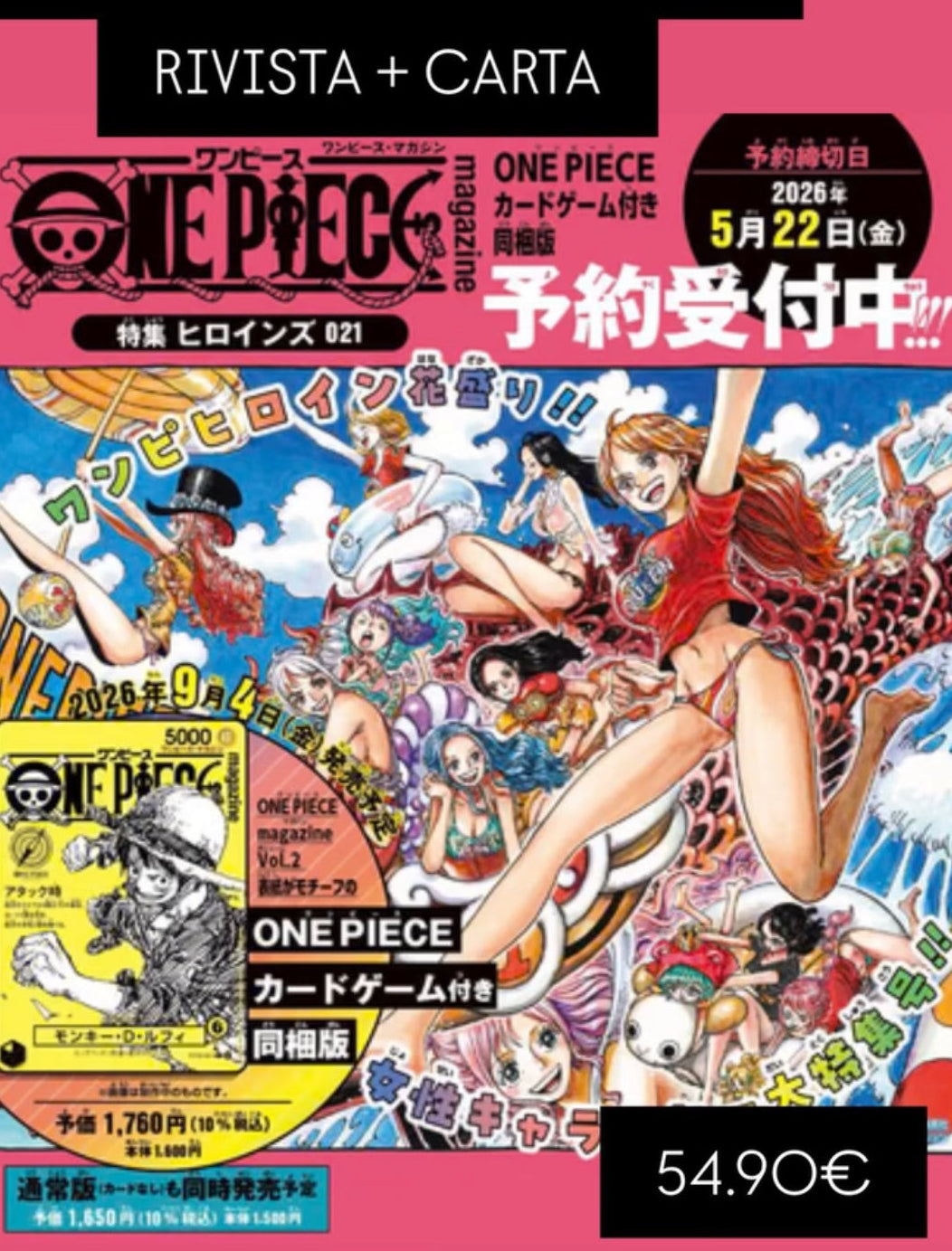 One Piece Magazine Vol. 21 + Carta Promo