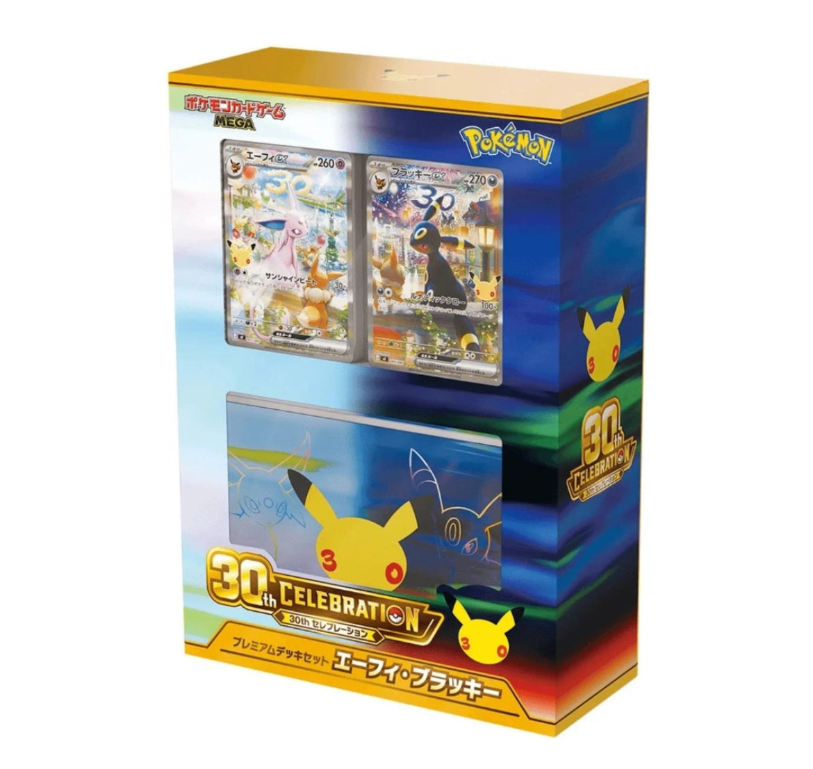 Pokémon Card Game 30th Anniversary Premium Deck Set Espeon & Umbreon (JAP)